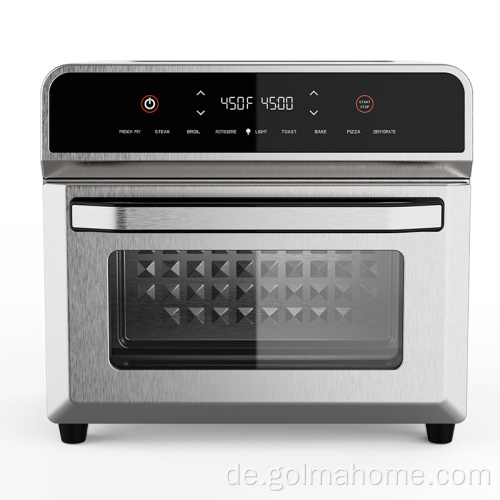 Digital 25L 30liter 1700W Fabrikpreis Gesundes digitales Luft-Freruter Die Power 360 Digital Manual Air Fryer Ofen